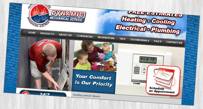 dynamic mechanical service web site